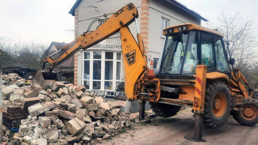 Прибирання будівельного сміття